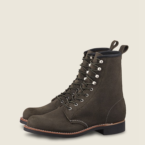 Bottes Red Wing Heritage - Silversmith - Short Acampo Cuir - Grise Foncé - Femme 497DSNJQL